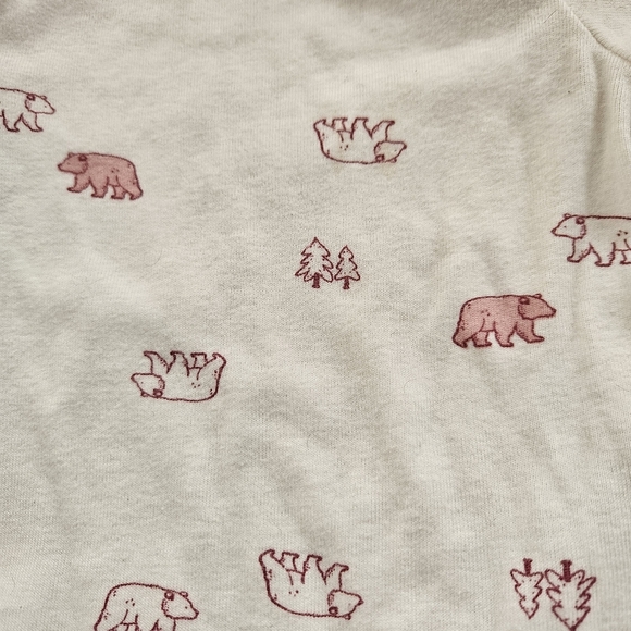 Carter's Baby Girl 3pc Pink Bear Outfit 6M - Picture 3 of 10